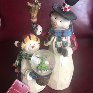 St Nicolas Square Snowman Collectible